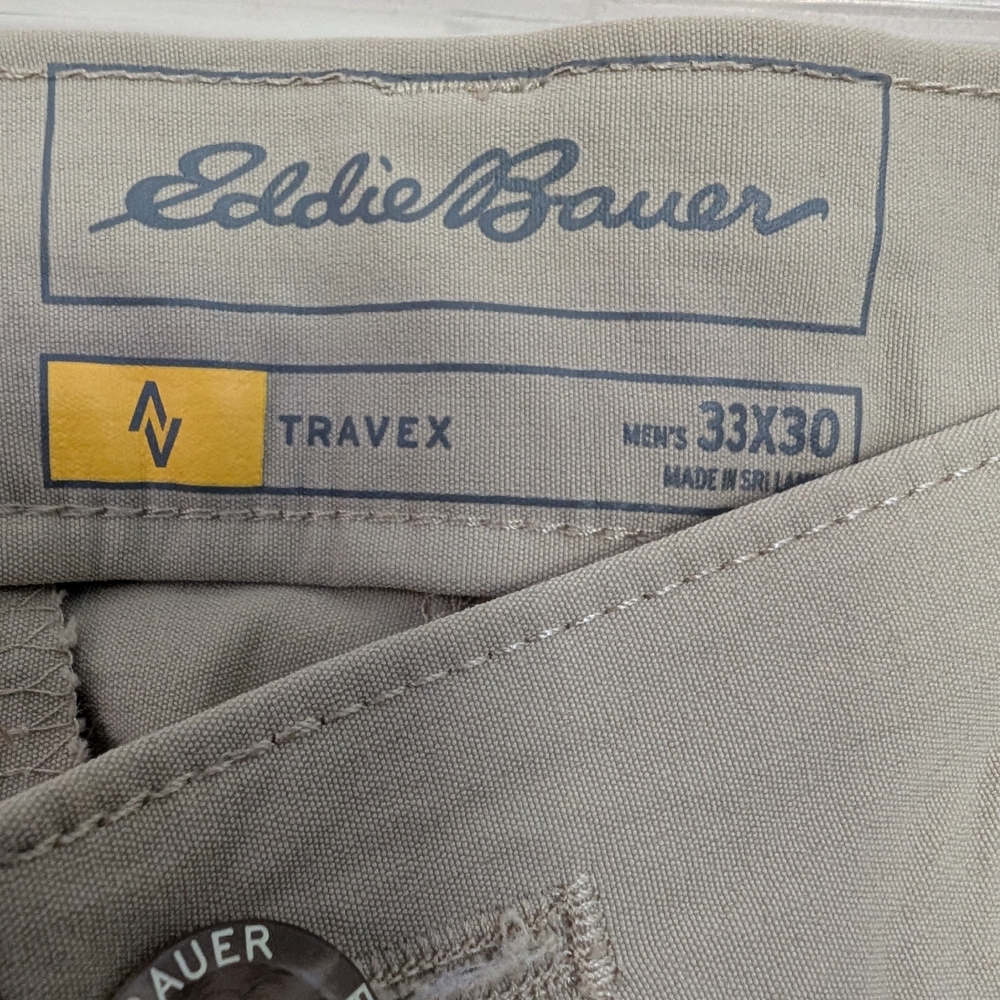 Eddie Bauer Men's Classic/Straight Khaki Pants Size 33x30